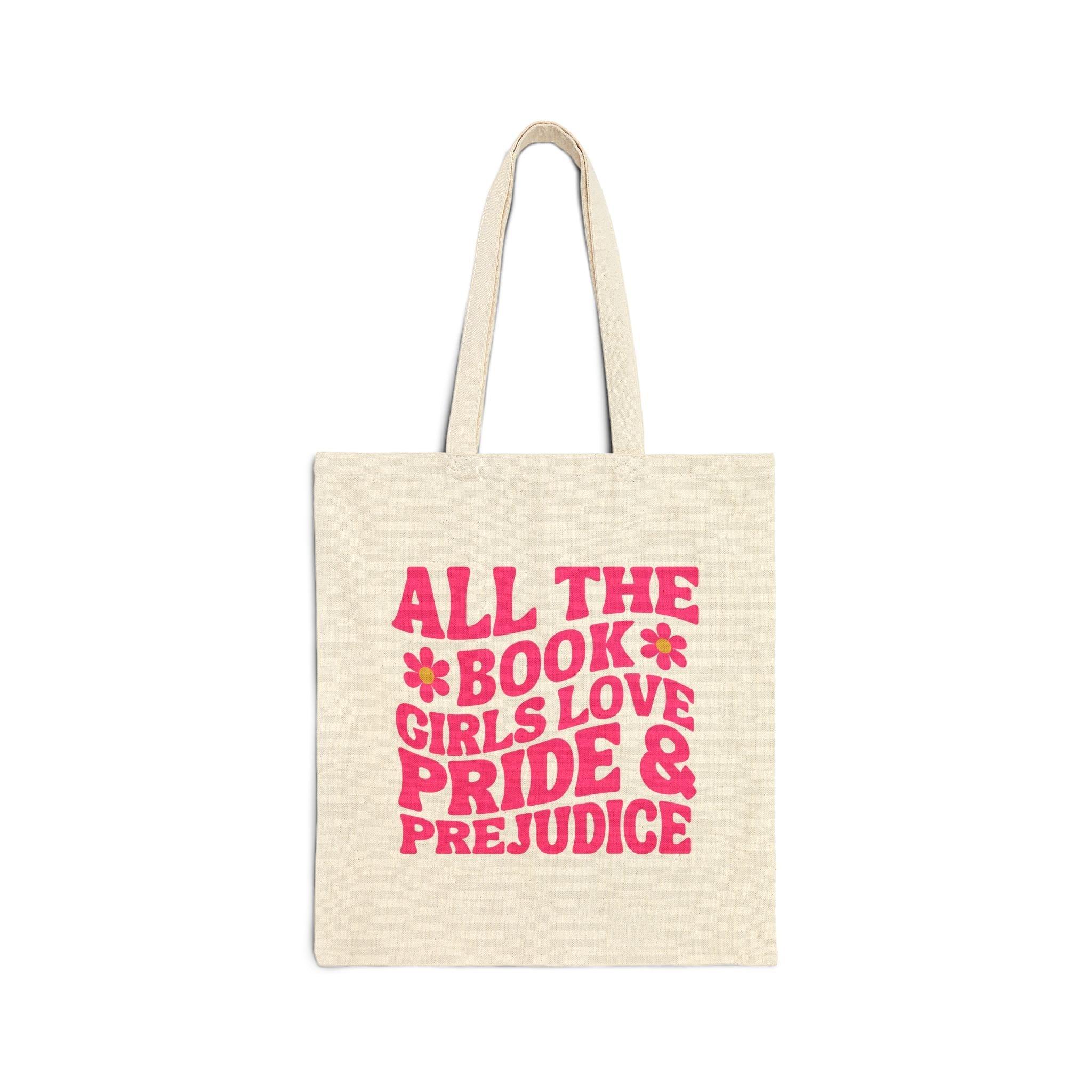 Funny Jane Austen Tote Bag for Reader Who Loves Pride and Prejudice - BIG FRENCHIES