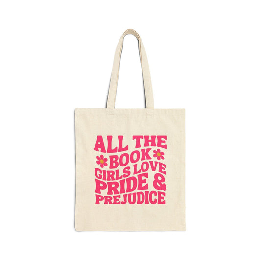 Funny Jane Austen Tote Bag for Reader Who Loves Pride and Prejudice - BIG FRENCHIES