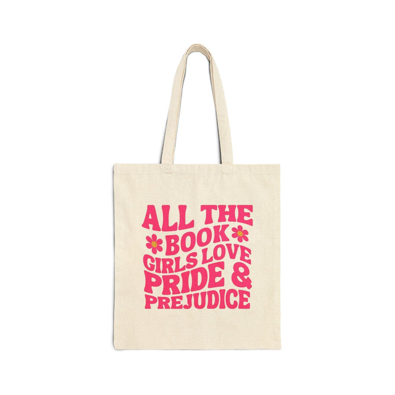 Funny Jane Austen Tote Bag for Reader Who Loves Pride and Prejudice - BIG FRENCHIES