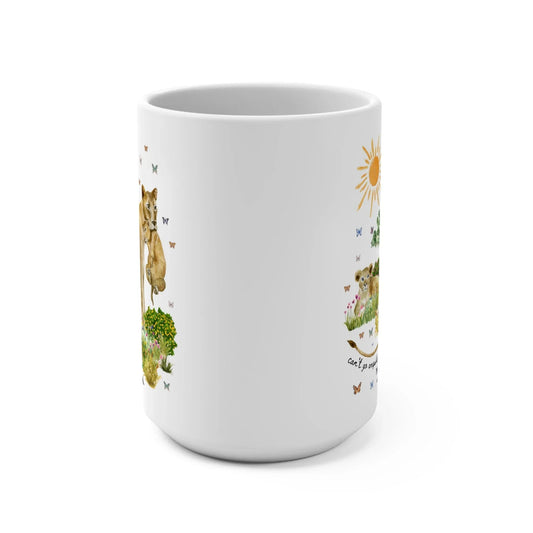 Funny Mama Coffee Mug with Lions - BIG FRENCHIES