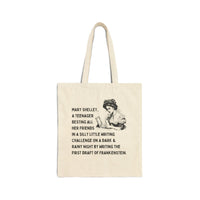 Funny Mary Shelley Tote Bag for English Major or Classic Literature Professor - BIG FRENCHIES