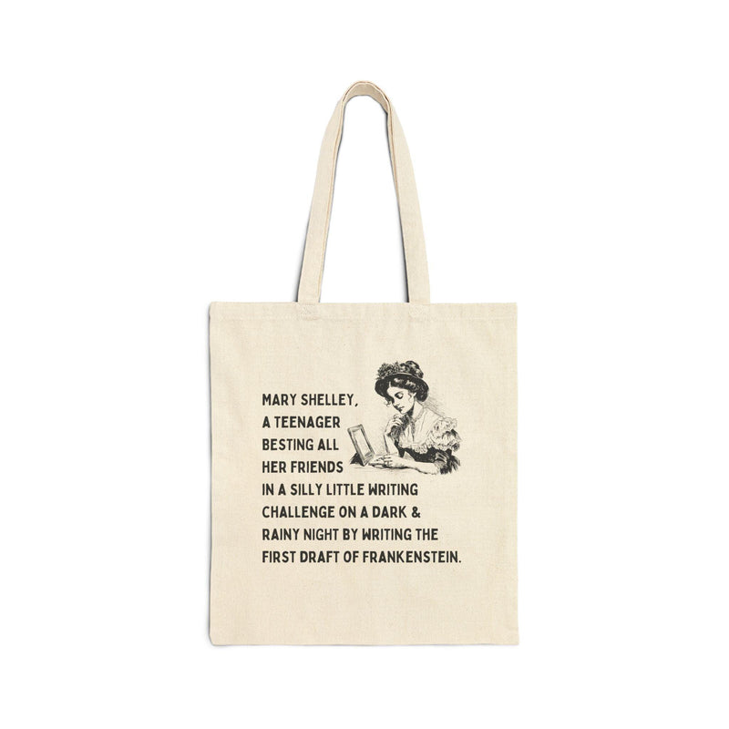 Funny Mary Shelley Tote Bag for English Major or Classic Literature Professor - BIG FRENCHIES