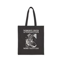 Funny Napping Tote Bag