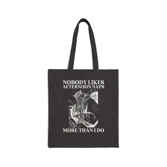 Funny Napping Tote Bag