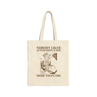 Funny Napping Tote Bag