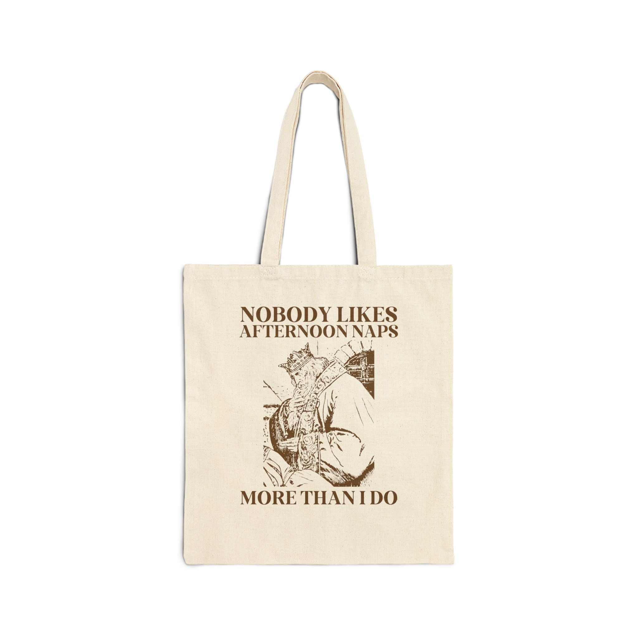 Funny Napping Tote Bag