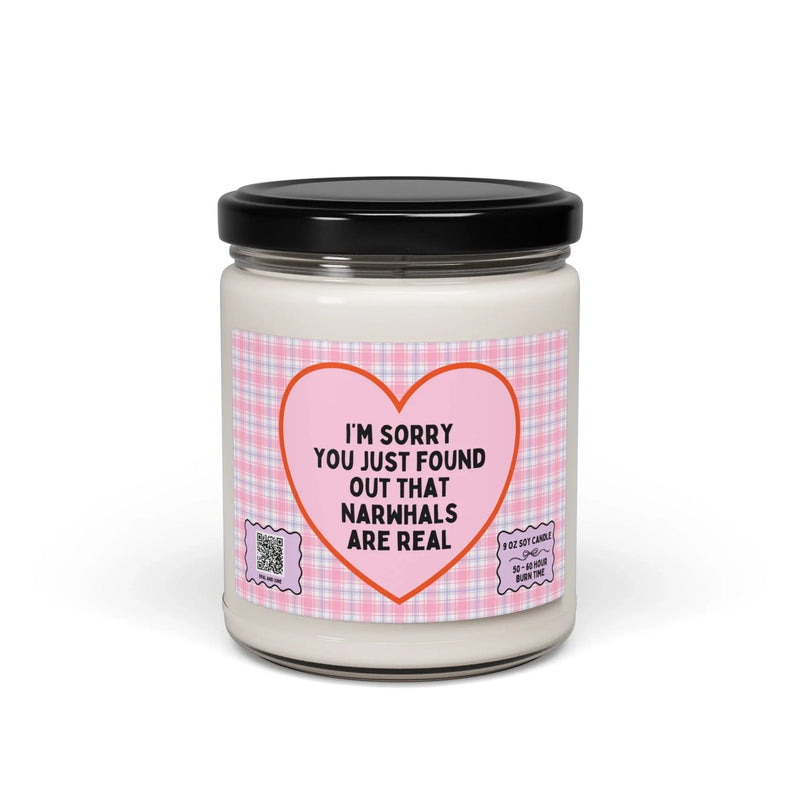 Funny Narwhal Lover Candle - BIG FRENCHIES