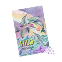 Funny Ocean Puzzle for Dolphin Lover: Wild About Dolphins - BIG FRENCHIES