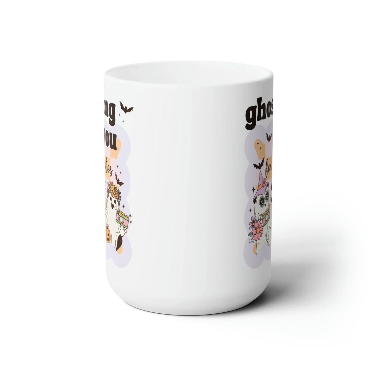 Funny Photographer Coffee Mug for Halloween: Ghosting You For Photos - BIG FRENCHIES