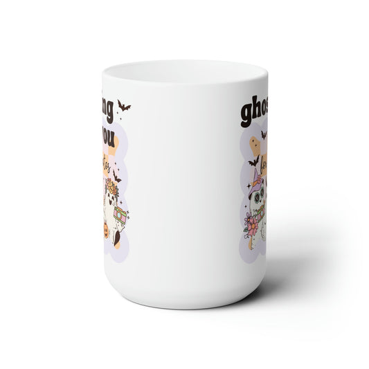 Funny Photographer Coffee Mug for Halloween: Ghosting You For Photos