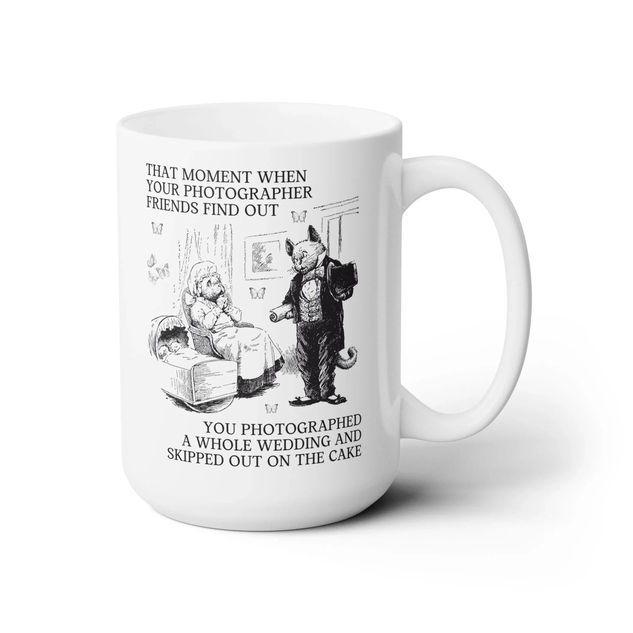 Cat Wedding Photographer Mug - BIG FRENCHIES