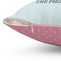 Funny Photographer Pillow for Photographer Who Loves Frogs: 70s Retro Aesthetic Decor for Photography Office - BIG FRENCHIES