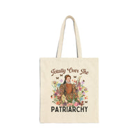 Funny Queen Elizabeth Tote for History Lover or Professor: Totally Over the Patriarchy - BIG FRENCHIES
