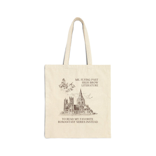Funny Romantasy Tote Bag: Silly Bookish Tote for Reader Who Loves Fantasy Books - BIG FRENCHIES