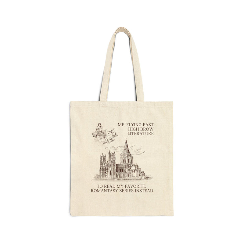 Funny Romantasy Tote Bag: Silly Bookish Tote for Reader Who Loves Fantasy Books - BIG FRENCHIES
