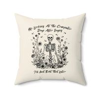 Funny Skeleton Pillow for Editor - BIG FRENCHIES
