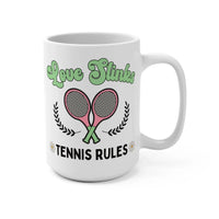 Love Stinks Tennis Rules Mug - BIG FRENCHIES
