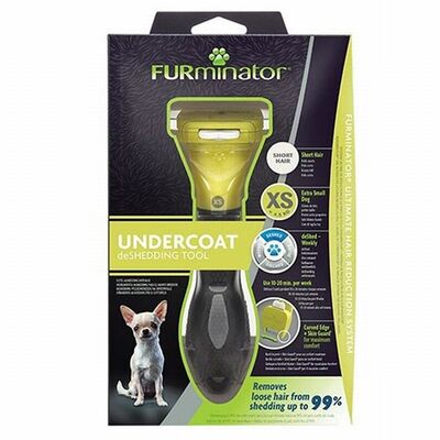Furminator Short Hair Dog Deshedding Tool for XS Breeds