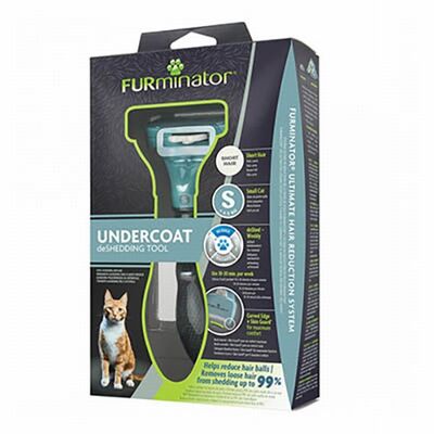 Furminator Short Hair Cat Deshedding Tool Small Size