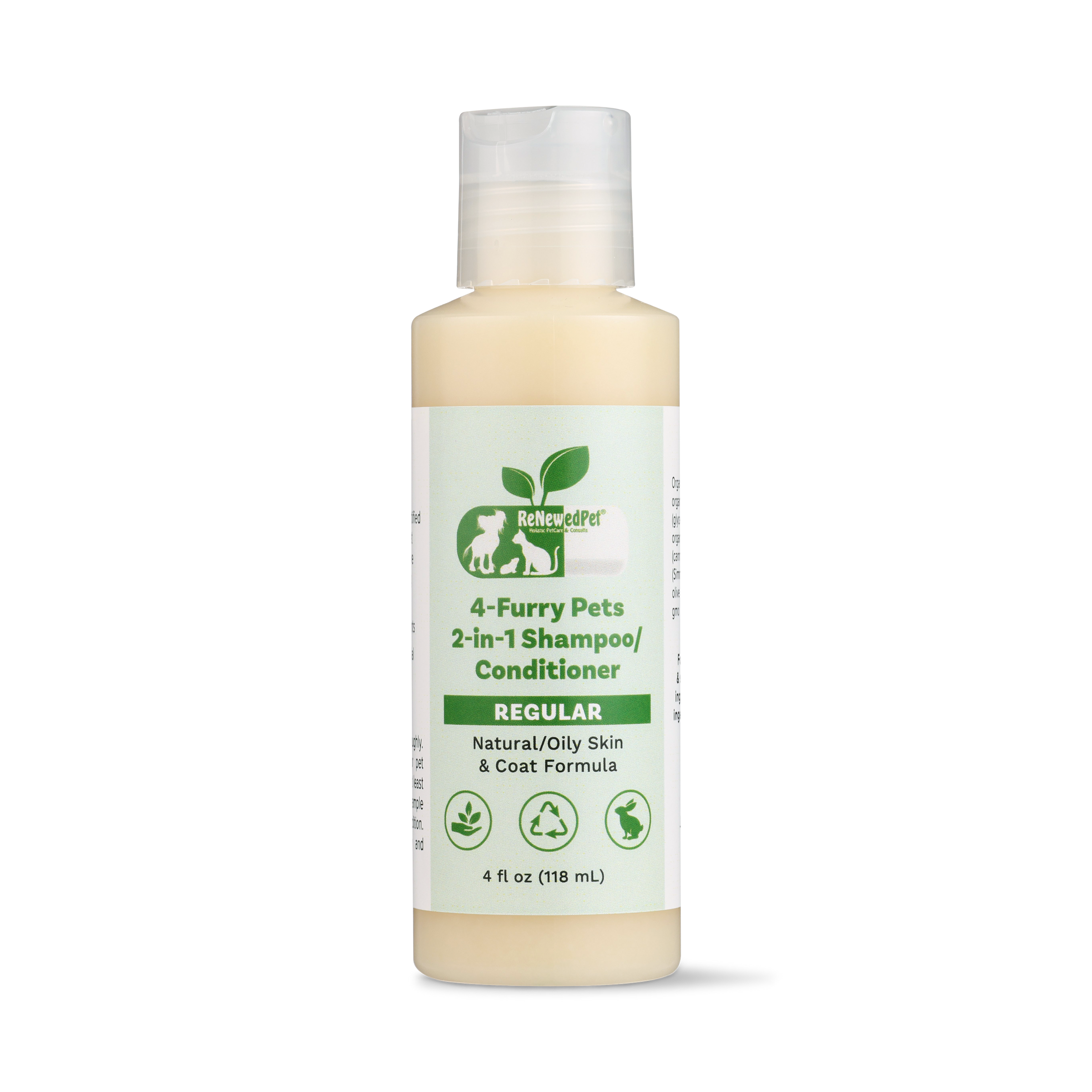 4-FURRY PETS 2-IN-1 *REGULAR SHAMPOO & CONDITIONER