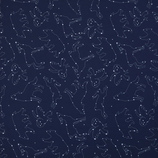 NoJo Super Soft Navy and White Cosmic Constellations Nursery Mini Crib Fitted Sheet - BIG FRENCHIES