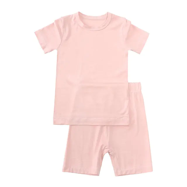 2023 Bamboo Fiber Toddler Kids Pajamas Set - # BOAA11710008