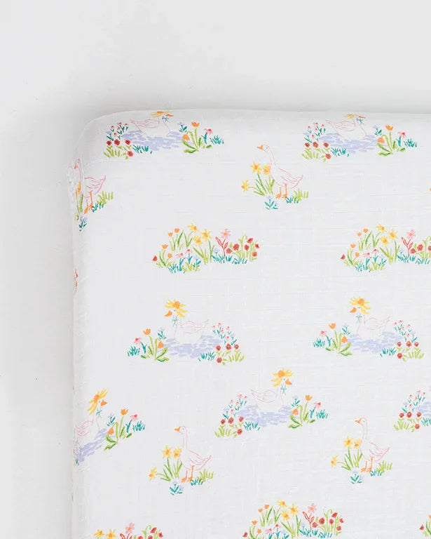 Garden Goose Crib Sheet - BIG FRENCHIES