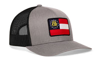Georgia State Flag Trucker Hat  |  GA Snapback