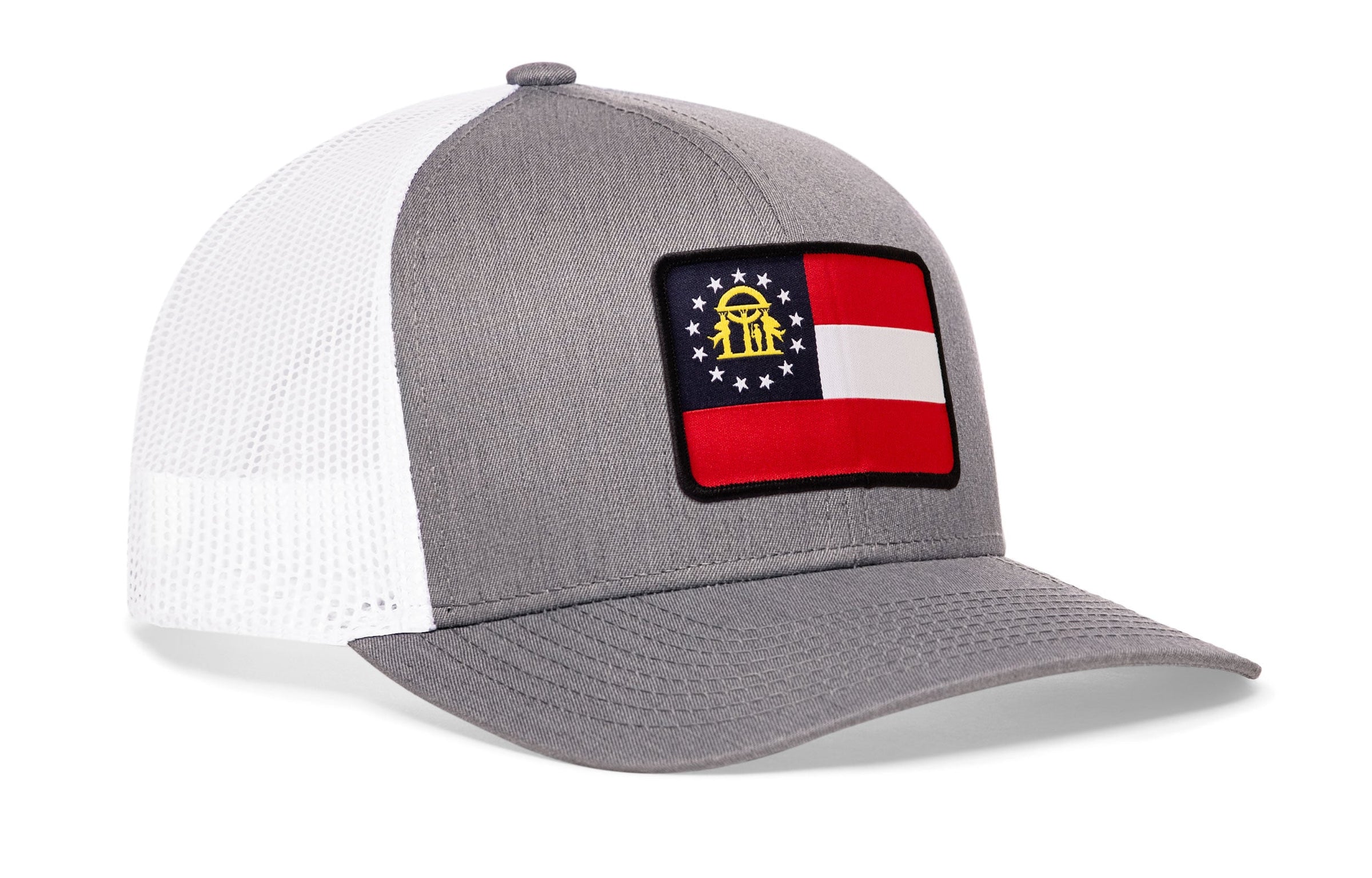 Georgia State Flag Trucker Hat  |  GA Snapback