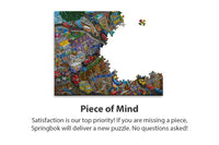 Getting Away 1000 Piece Jigsaw Puzzle by Springbok Puzzles - Wacky Rush Hour Fun - BIG FRENCHIES
