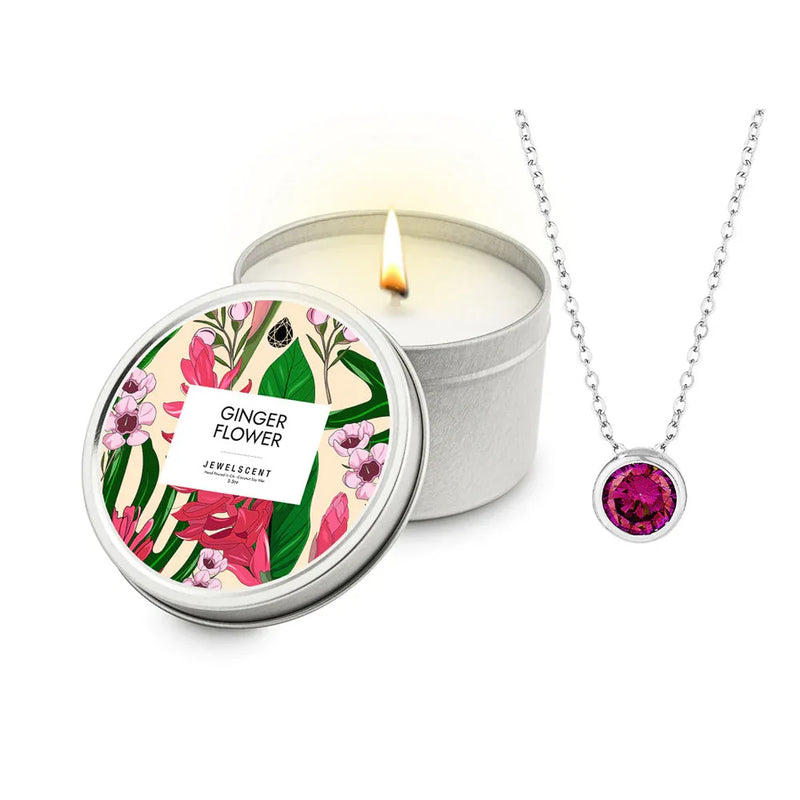 Ginger Flower 5.5oz Tin Jewelry Candle - BIG FRENCHIES