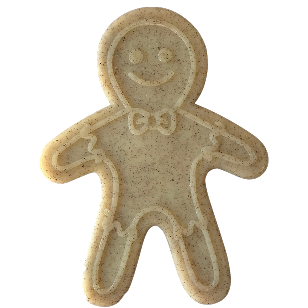 Gingerbread Man Nylon Dog Chew Toy for Aggressive Chewers | USA Made - BIG FRENCHIES