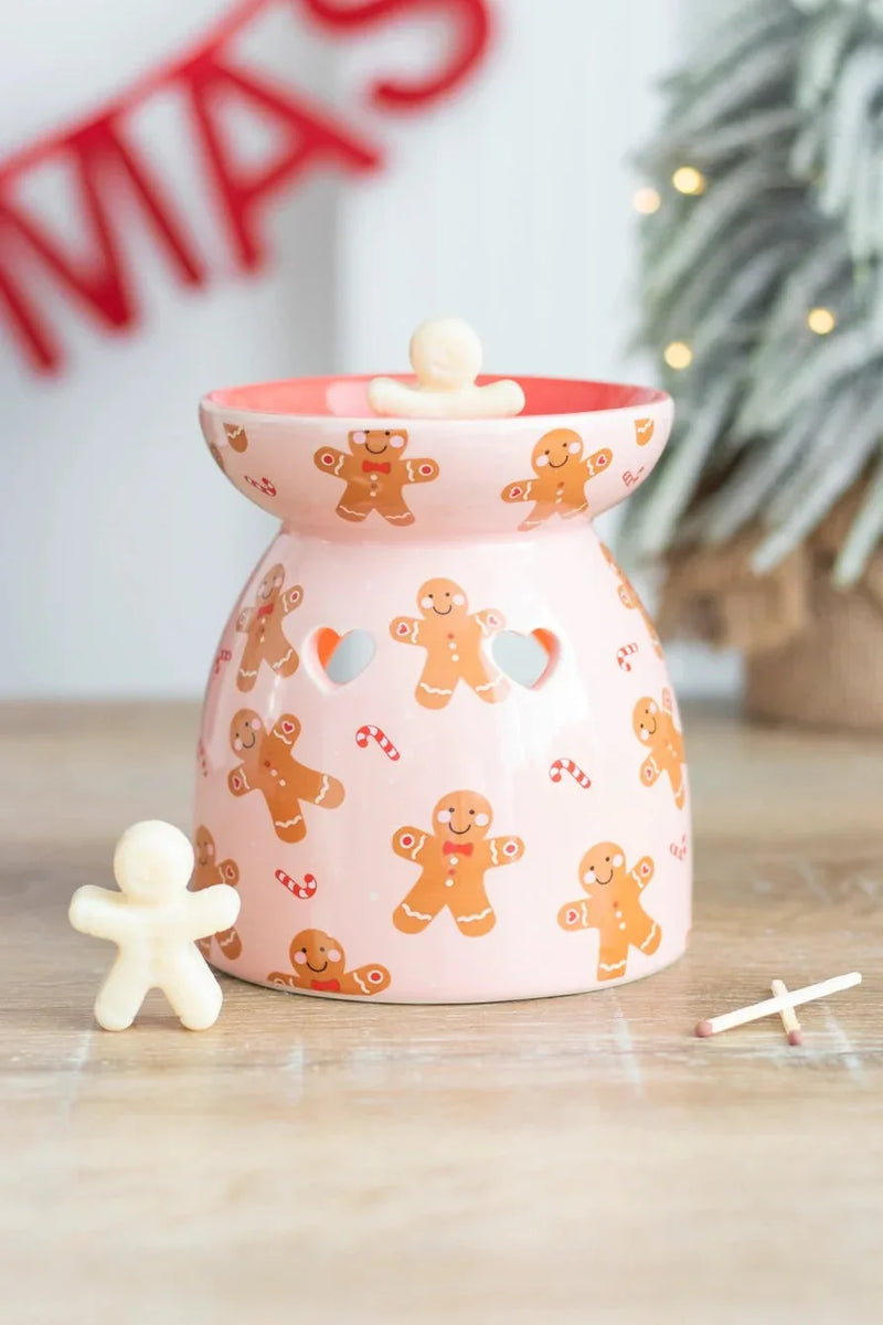 Christmas Gingerbread Wax Melt Burner Gift Set - BIG FRENCHIES