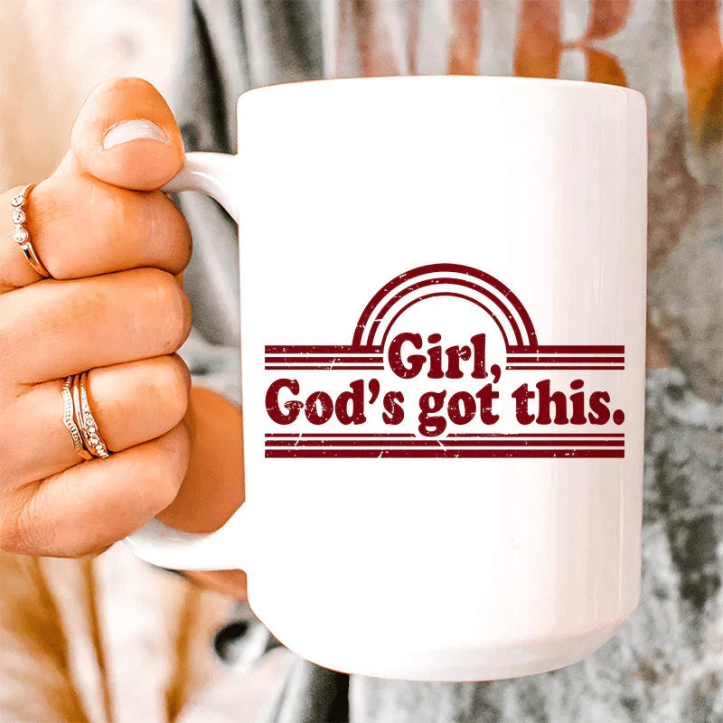 Girl God's Got This Ceramic Mug 15 oz