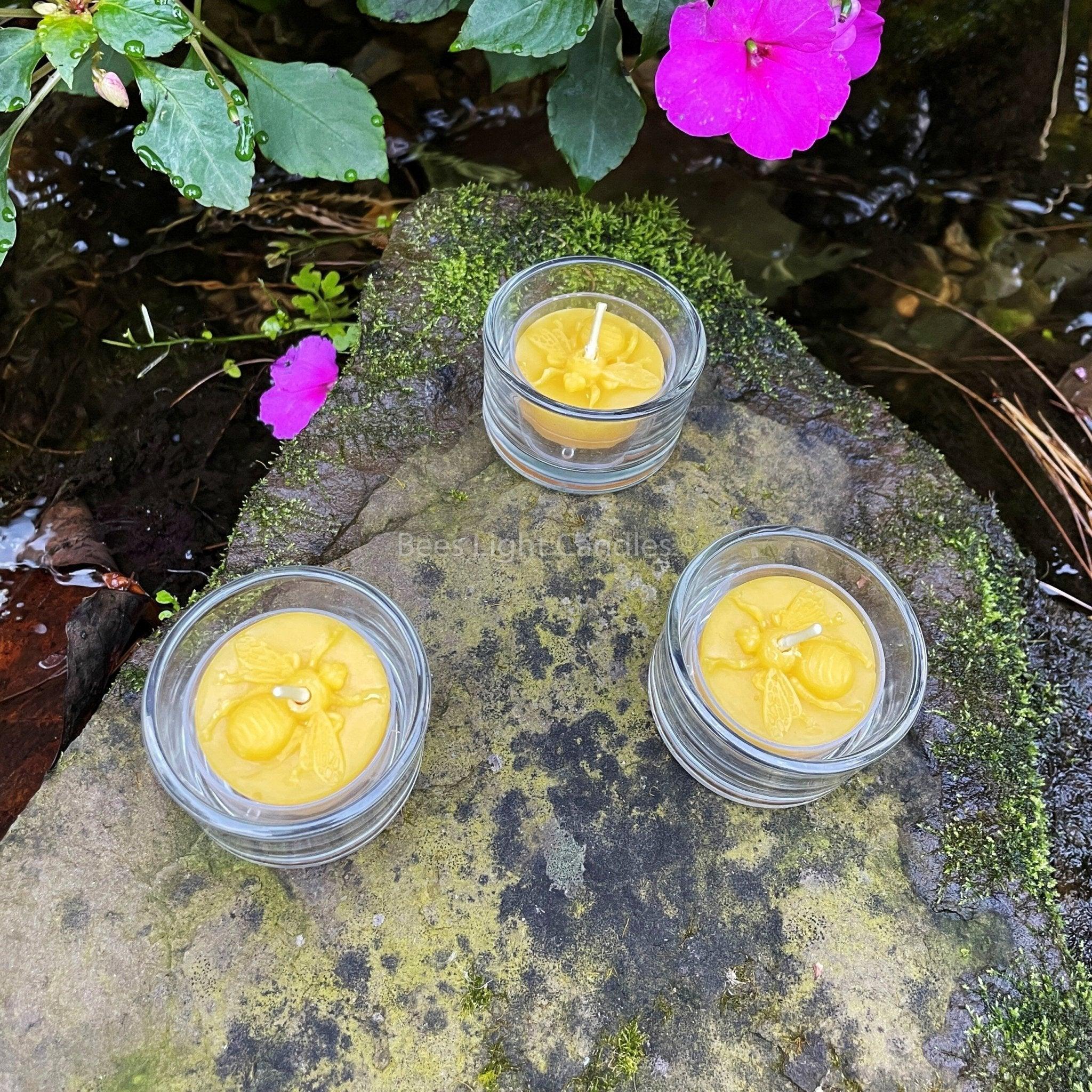 Clear Glass Tealight Holders - BIG FRENCHIES