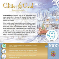 Glitter & Gold - Chapel's Winter Light 1000 Piece Jigsaw Puzzle | Masterpieces Puzzles - BIG FRENCHIES