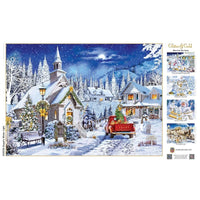 Glitter & Gold - Chapel's Winter Light 1000 Piece Jigsaw Puzzle | Masterpieces Puzzles - BIG FRENCHIES