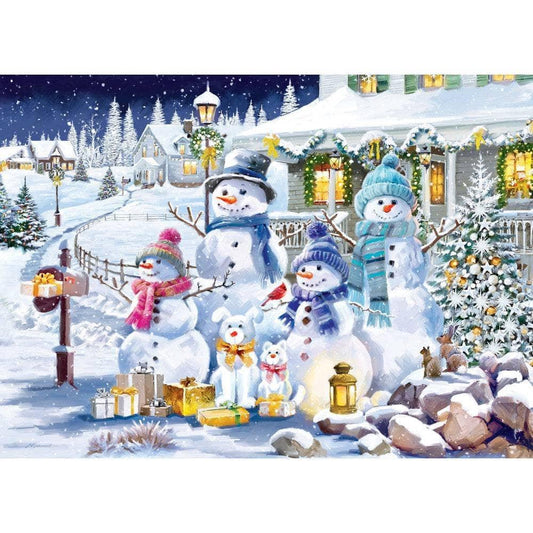 Glitter & Gold - Frosty Wonderland Gathering 1000 Piece Jigsaw Puzzle | Masterpieces Puzzles - BIG FRENCHIES