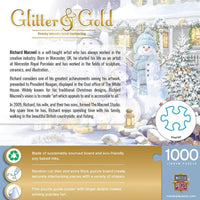 Glitter & Gold - Frosty Wonderland Gathering 1000 Piece Jigsaw Puzzle | Masterpieces Puzzles - BIG FRENCHIES