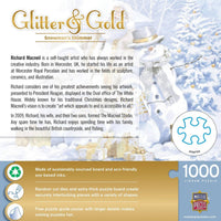 Glitter & Gold - Snowman's Shimmer 1000 Piece Jigsaw Puzzle | Masterpieces Puzzles - BIG FRENCHIES