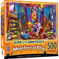 Glow in the Dark - Monsters at Play 500 Piece Jigsaw Puzzle | Masterpieces Puzzles - BIG FRENCHIES