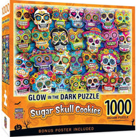 Glow in the Dark - Sugar Skull Cookies 1000 Piece Jigsaw Puzzle | Masterpieces Puzzles - BIG FRENCHIES
