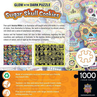 Glow in the Dark - Sugar Skull Cookies 1000 Piece Jigsaw Puzzle | Masterpieces Puzzles - BIG FRENCHIES