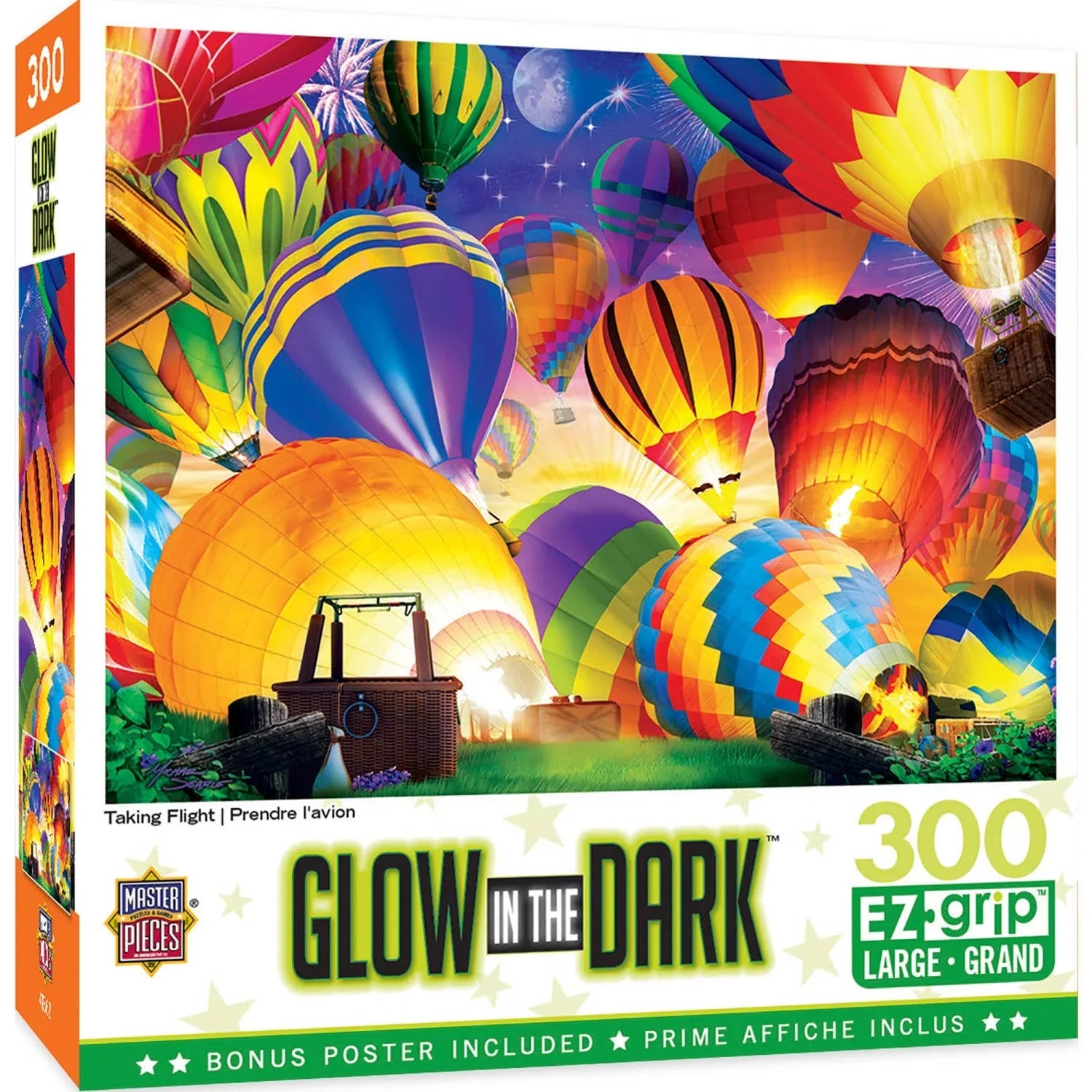 Glow in the Dark - Taking Flight 300 Piece Puzzle by Masterpieces Puzzles - BIG FRENCHIES