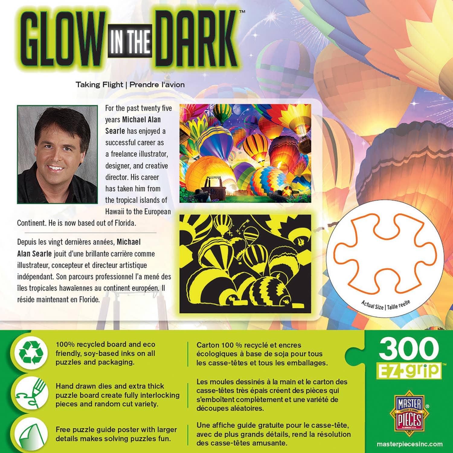 Glow in the Dark - Taking Flight 300 Piece Puzzle by Masterpieces Puzzles - BIG FRENCHIES