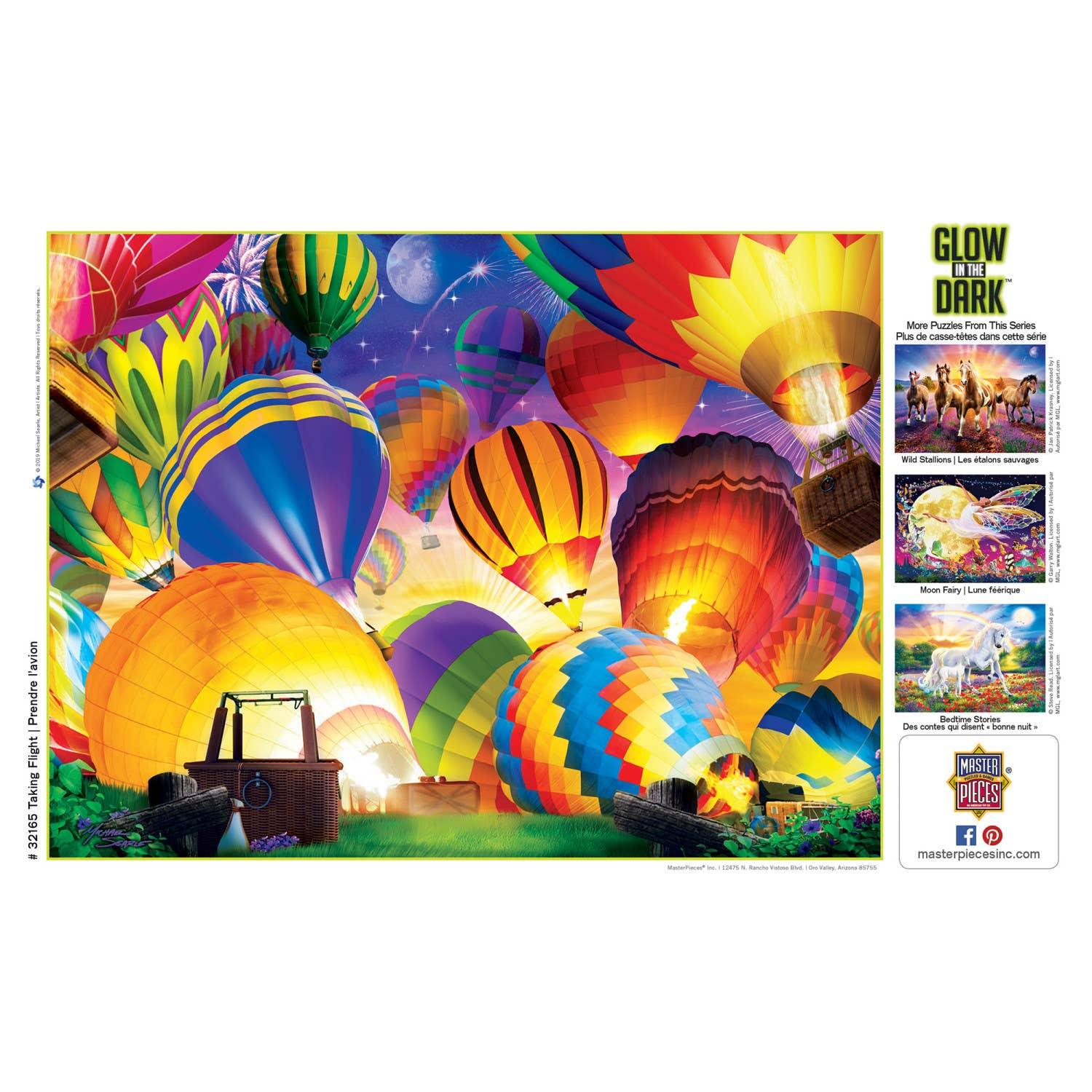 Glow in the Dark - Taking Flight 300 Piece Puzzle by Masterpieces Puzzles - BIG FRENCHIES