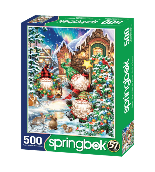 Gnome Village 500 Piece Jigsaw Puzzle by Springbok Puzzles - BIG FRENCHIES