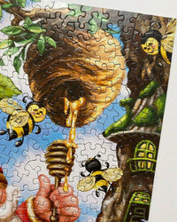 Gnome Worries Bee Happy 500 Piece Jigsaw Puzzle by Springbok Puzzles - BIG FRENCHIES