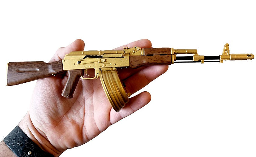 GoatGuns 1/3 Scale Diecast Starter Pack 3 Model Guns with accessories and Gun Rack KIT-STARTER