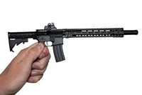 GoatGuns Die Cast Mini Freefloat Handguard, Large, for AR15 Model FREEFLOAT-LG